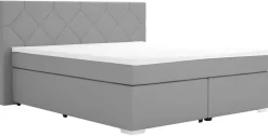 Boxspringbett Wien grau Liegefläche B/L: ca. 180x200 cm
