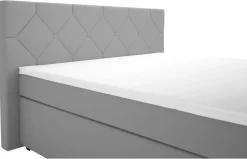 Boxspringbett Wien grau Liegefläche B/L: ca. 180x200 cm