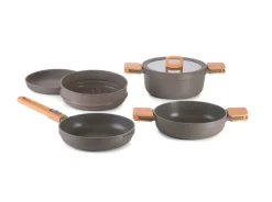 BRA Kochgeschirrset Compac anthrazit Aluminium 4 tlg.