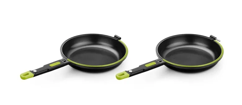 BRA Pfannenset Foodie schwarz Aluminium 2 tlg.