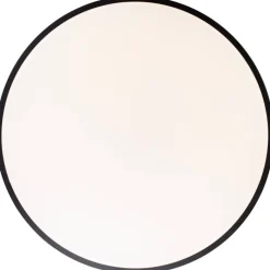 Brilliant Deckenleuchte Slimline G97014/76 schwarz weiß Metall Kunststoff H/D: ca. 8,5x49 cm
