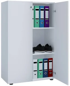 Büroschrank Lona XL weiß B/H/T: ca. 70x110x39 cm