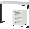 Büro-Sets 9748-581 Lichtgrau schwarz B/H/T: ca. 177x119x80 cm