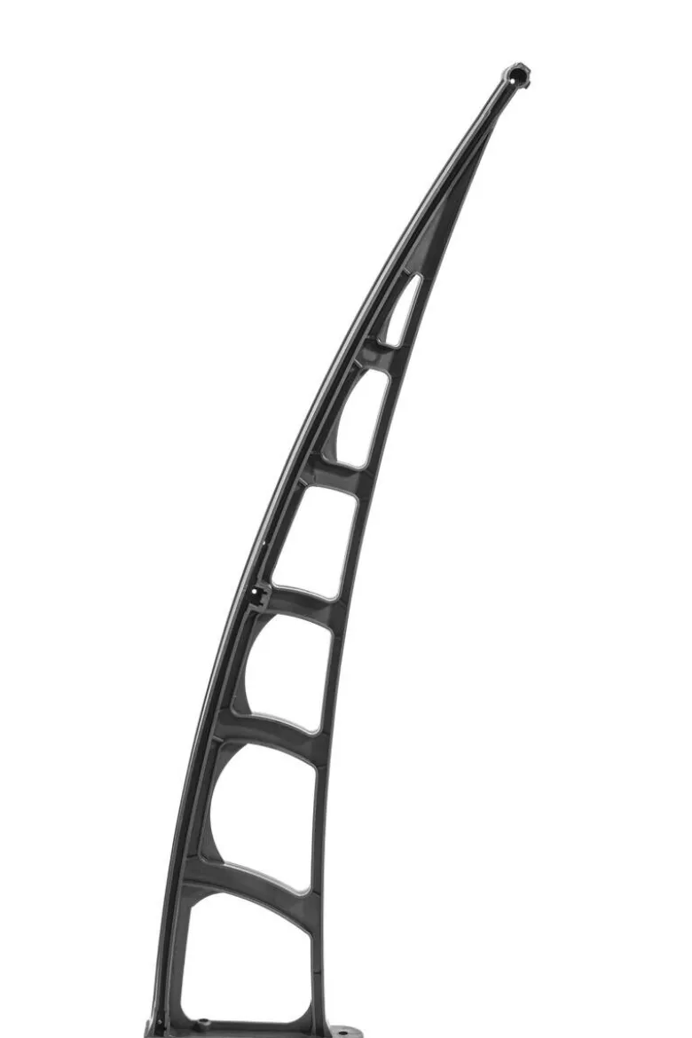 Brosplast Vordach schwarz B/H/L: ca. 240x23x105 cm