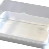 Butterdose weiß B/H/L: ca. 9,2x4,7x15,3 cm