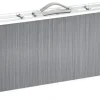 Camping Tischset dunkelgrau MDF B/H/L: ca. 93x11,5x33 cm
