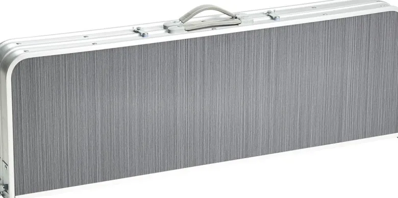 Camping Tischset dunkelgrau MDF B/H/L: ca. 93x11,5x33 cm