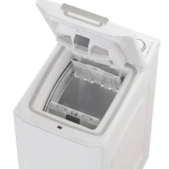 Candy Toplader-Waschmaschine TCA284TM5-S weiß B/H/T: ca. 41x86x60 cm ca. 8 kg