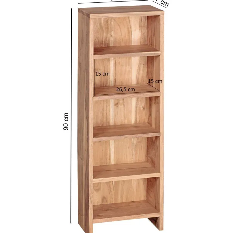 CD Regal natur B/H/T: ca. 30x90x17 cm