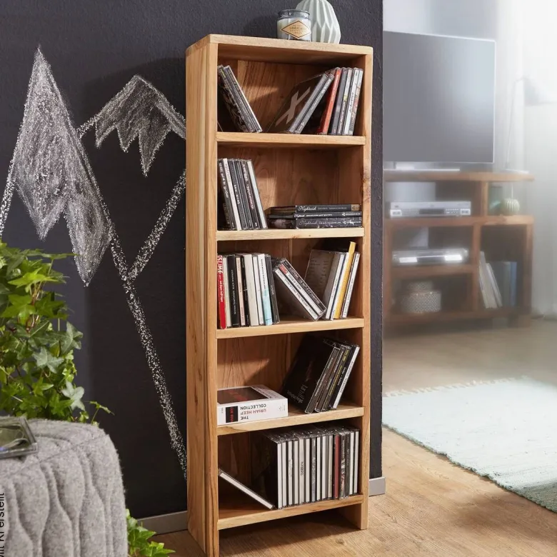 CD Regal natur B/H/T: ca. 30x90x17 cm