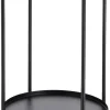 cepewa Beistelltisch schwarz Eisen B/H/L: ca. 28x48x28 cm