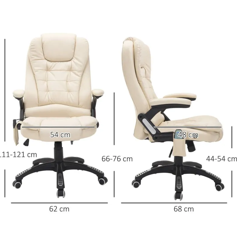 Chefsessel A2-0057 beige PVC Kunstleder