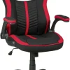 Chefsessel Brendan schwarz rot