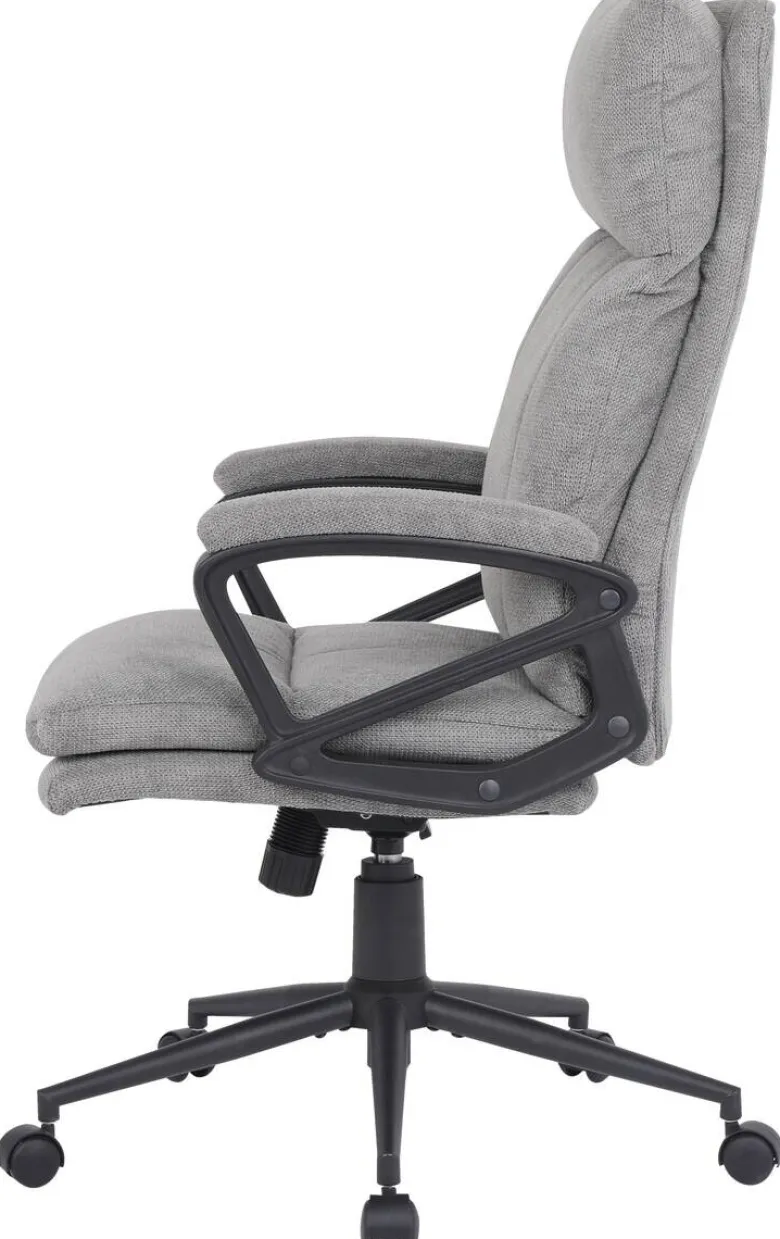 Chefsessel Domi grau Stoff