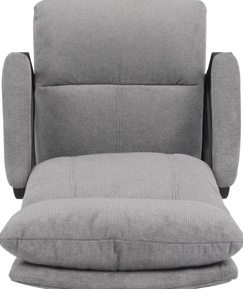 Chefsessel Domi grau Stoff