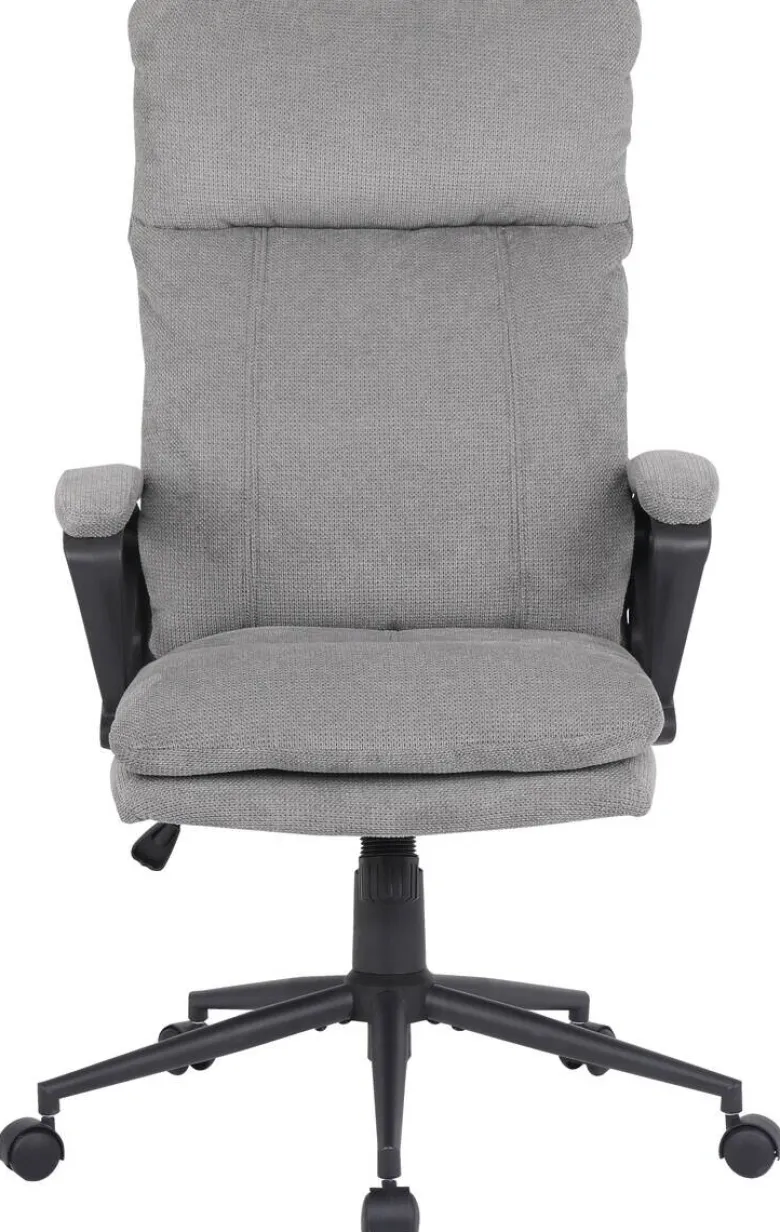 Chefsessel Domi grau Stoff
