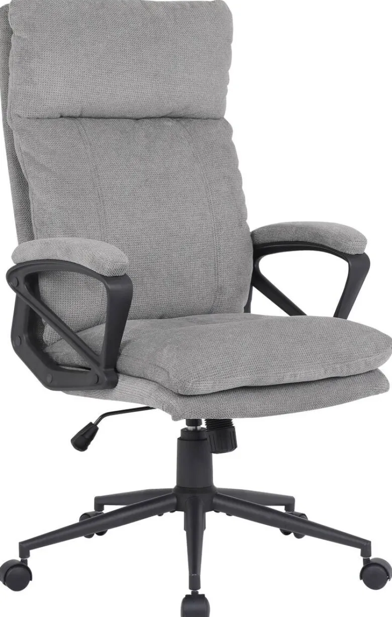 Chefsessel Domi grau Stoff
