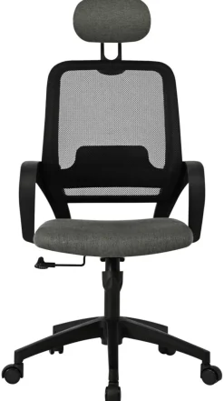 Chefsessel Ela schwarz Stoff