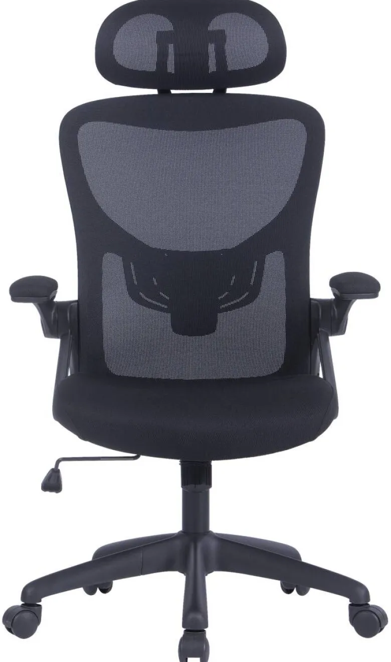 Chefsessel FLEX schwarz schwarz schwarz Webstoff Netzstoff Kunststoff