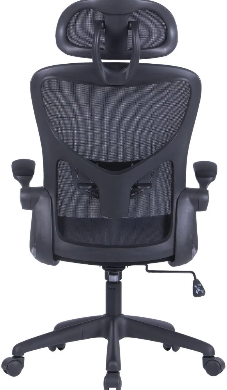 Chefsessel FLEX schwarz schwarz schwarz Webstoff Netzstoff Kunststoff