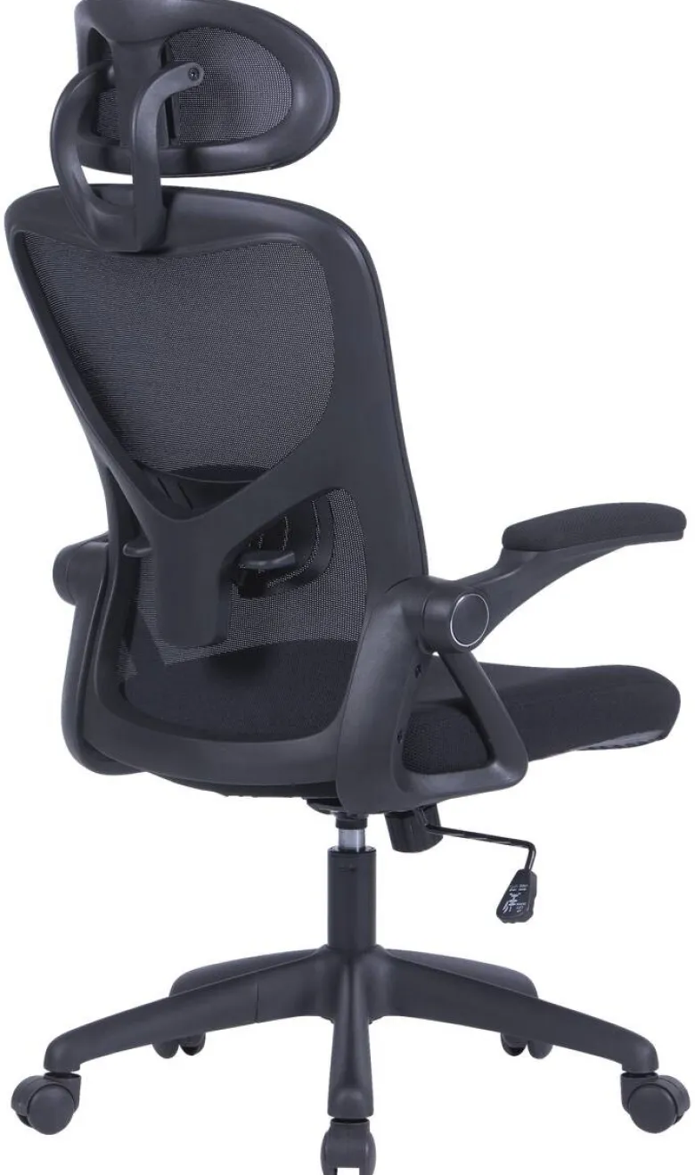 Chefsessel FLEX schwarz schwarz schwarz Webstoff Netzstoff Kunststoff