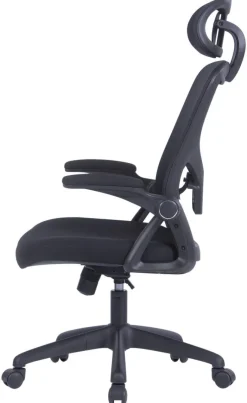 Chefsessel FLEX schwarz schwarz schwarz Webstoff Netzstoff Kunststoff