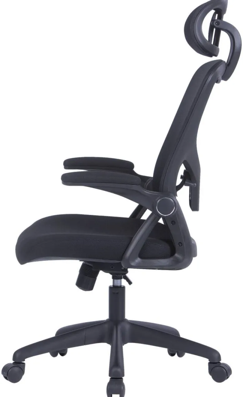 Chefsessel FLEX schwarz schwarz schwarz Webstoff Netzstoff Kunststoff