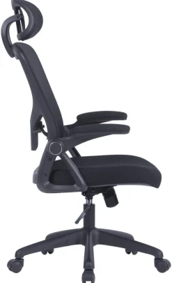 Chefsessel FLEX schwarz schwarz schwarz Webstoff Netzstoff Kunststoff