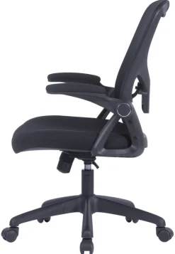 Chefsessel FLEX schwarz schwarz schwarz Webstoff Netzstoff Kunststoff