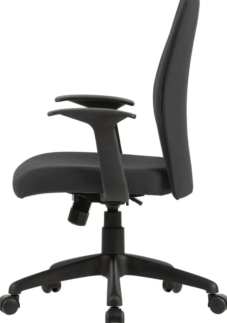 Chefsessel ROCKET schwarz schwarz Webstoff Kunststoff