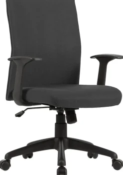 Chefsessel ROCKET schwarz schwarz Webstoff Kunststoff