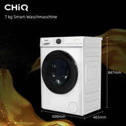 CHiQ Waschmaschine FL70121M3XWGAPO weiß B/H/T: ca. 60x84,7x46,5 cm ca. 70 kg