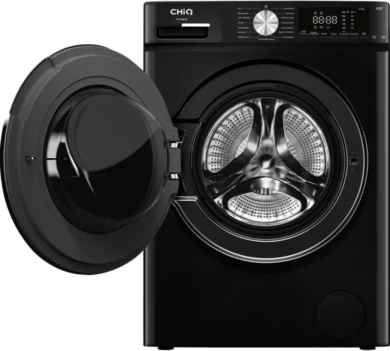 CHiQ Waschmaschine PW105862B schwarz B/H/T: ca. 60x84,7x57,7 cm