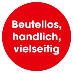 CLEANmaxx Akku-Hand-&-Bodenstaubsauger grau lila B/H/L: ca. 17,5x24,5x36 cm