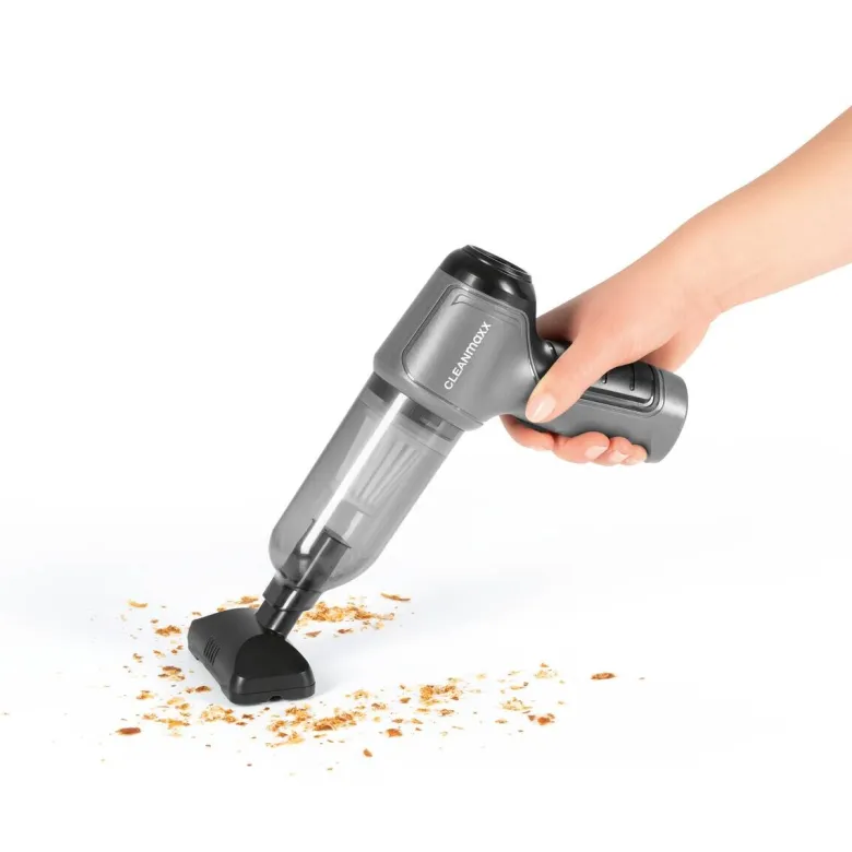 CLEANmaxx Akku-Handstaubsauger anthrazit schwarz B/H/L: ca. 17x7x23,5 cm