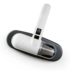 CLEANmaxx Handstaubsauger grau weiß Kunststoff B/H/L: ca. 17,7x7,7x22 cm
