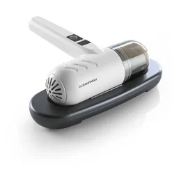 CLEANmaxx Handstaubsauger grau weiß Kunststoff B/H/L: ca. 17,7x7,7x22 cm