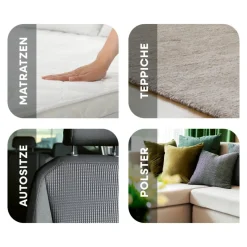 CLEANmaxx Polster -und Teppichreiniger schwarz rot Kunststoff B/H/L: ca. 33,5x33x29,5 cm