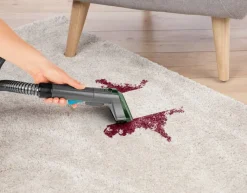 CLEANmaxx Polster -und Teppichreiniger 16382 grau blau Kunststoff B/H/L: ca. 22x27x26 cm