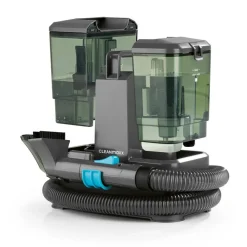 CLEANmaxx Polster -und Teppichreiniger 16382 grau blau Kunststoff B/H/L: ca. 22x27x26 cm