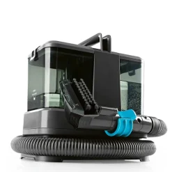 CLEANmaxx Polster -und Teppichreiniger 16382 grau blau Kunststoff B/H/L: ca. 22x27x26 cm