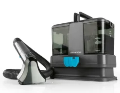CLEANmaxx Polster -und Teppichreiniger 16382 grau blau Kunststoff B/H/L: ca. 22x27x26 cm