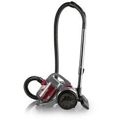 CLEANmaxx Staubsauger schwarz rot B/H/L: ca. 28x32x40 cm