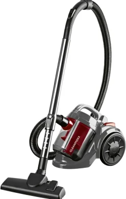 CLEANmaxx Staubsauger schwarz rot B/H/L: ca. 28x32x40 cm
