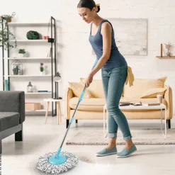 CLEANmaxx Wischmoppset türkis