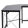 Computertisch 836-122BK schwarz B/H/L: ca. 150x76x150 cm