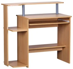 Computertisch buche Nachbildung B/H/T: ca. 94x90,5x48,5 cm