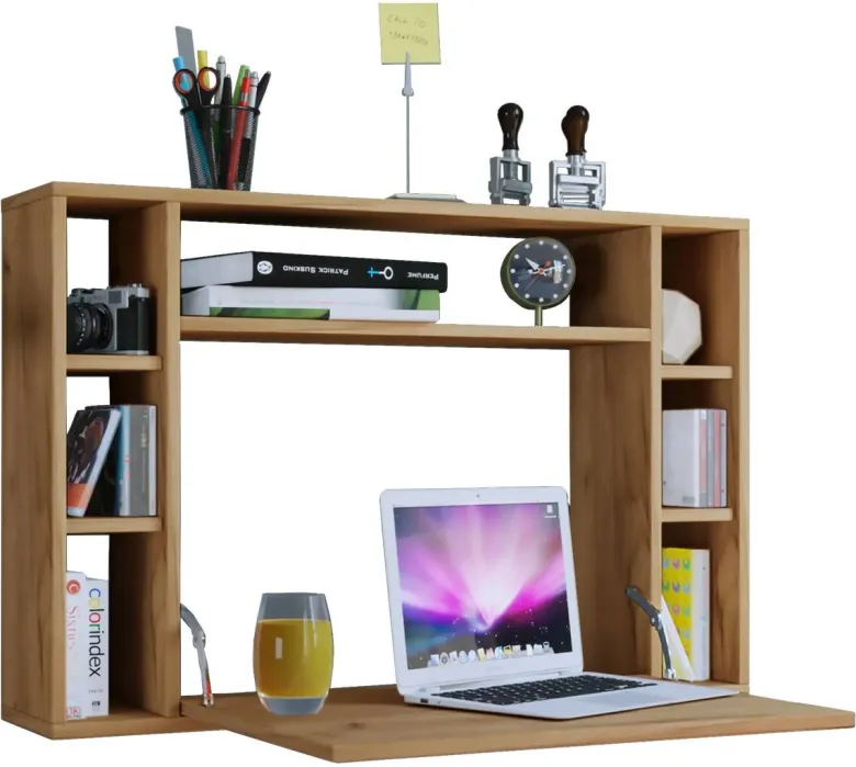 Computertisch Wandila Eiche Honig Nachbildung B/H/T: ca. 90x60x20 cm