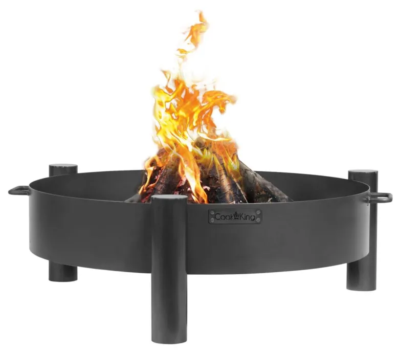 CookKing Feuerschale Haiti schwarz Stahl B/H/T: ca. 68x30x68 cm