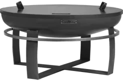 CookKing Feuerschale Viking 60 schwarz Stahl B/H/T: ca. 60x36x60 cm